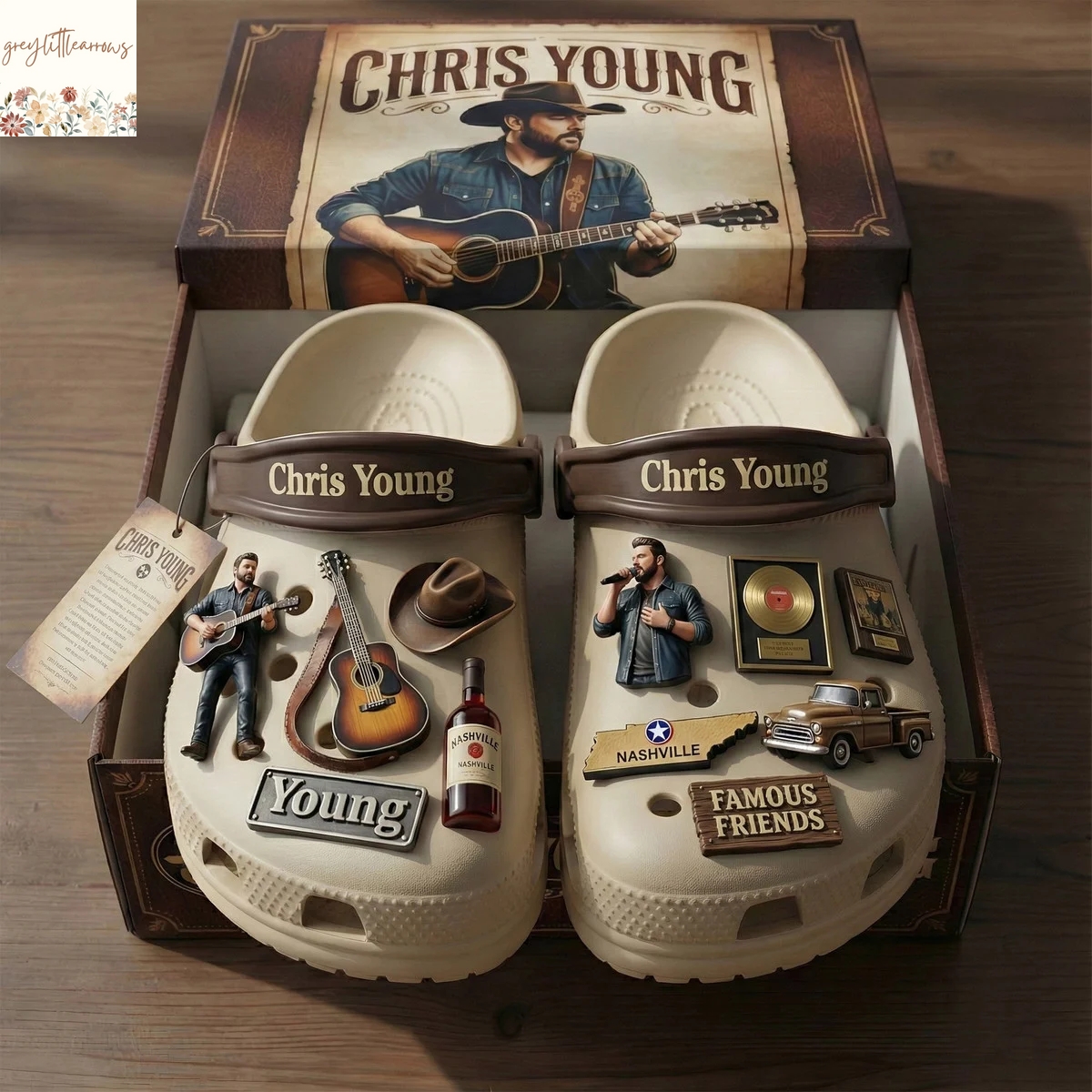 Chris Young Crocs With Charms Chris Young Crocs With Charms