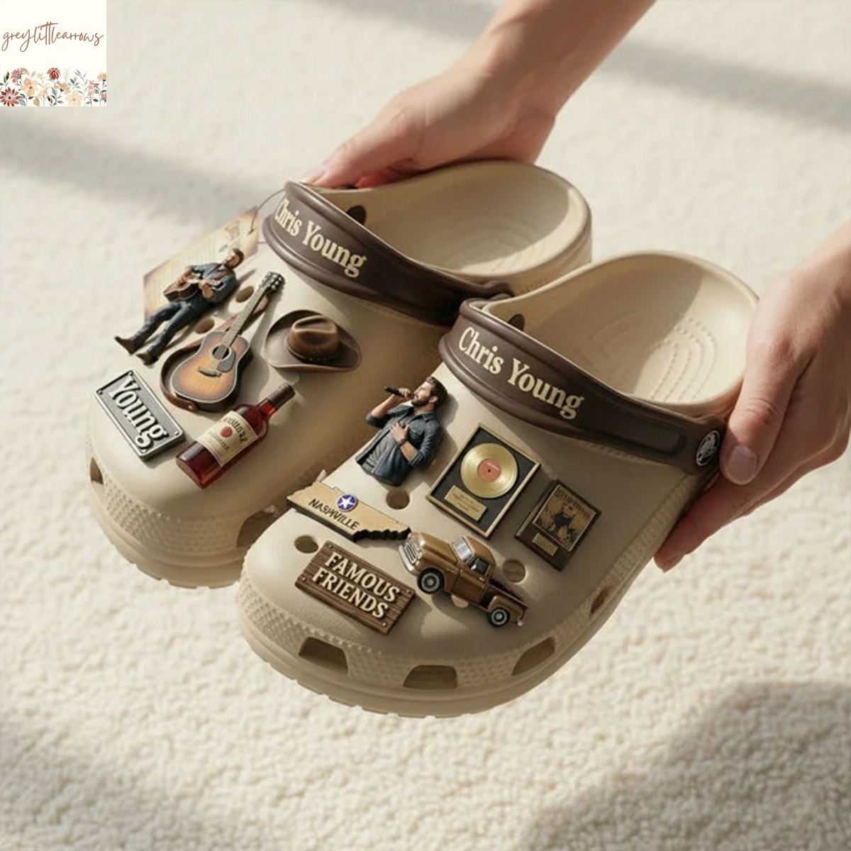 Chris Young Crocs With Charms Chris Young Crocs With Charms