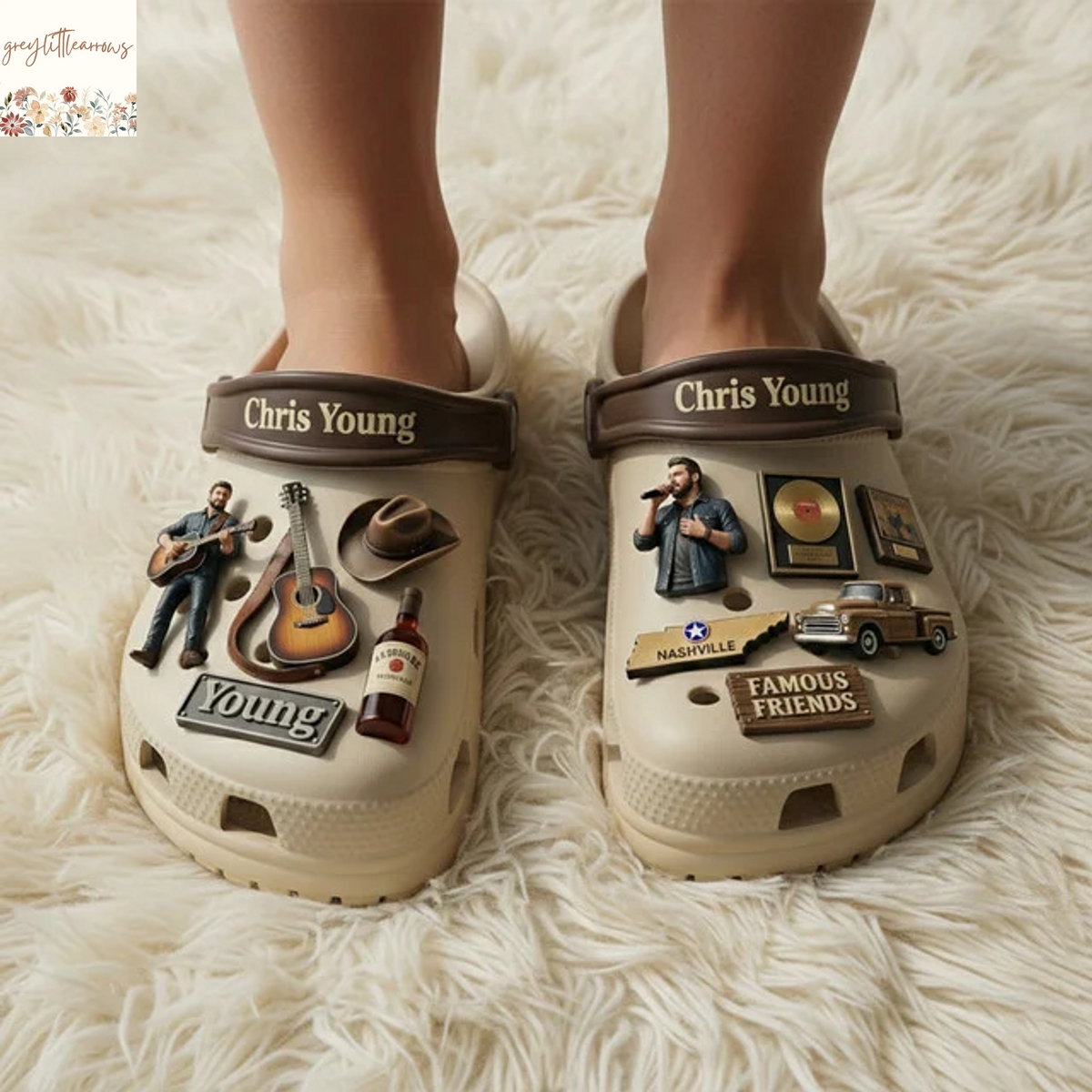 Chris Young Crocs With Charms Chris Young Crocs With Charms