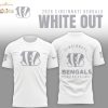 Cleveland Browns 2026 White Out 3D T-Shirt Cleveland Browns 2026 White Out 3D T-Shirt