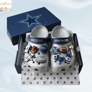 Dallas Cowboys Crocs With Charms