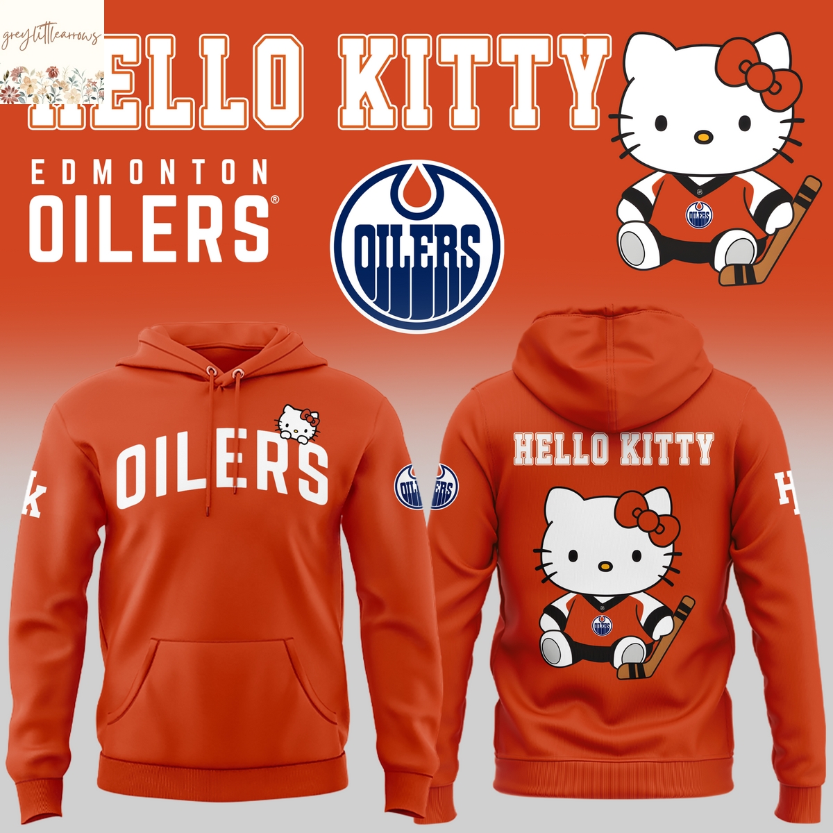 Edmonton Oilers x HK Night Design Hoodie Edmonton Oilers x HK Night Design Hoodie