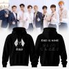 EXO When We Become True One A New World Awakens Signature Design Hoodie