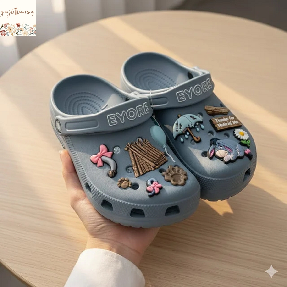Eyore Crocs With Charms Eyore Crocs With Charms