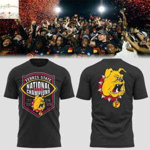 Ferris State Bulldogs Back To Back National Champions 3D T-Shirt