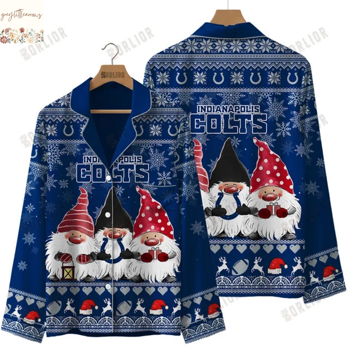 Indianapolis Colts 2025 Holiday Season Pajamas Set Indianapolis Colts 2025 Holiday Season Pajamas Set