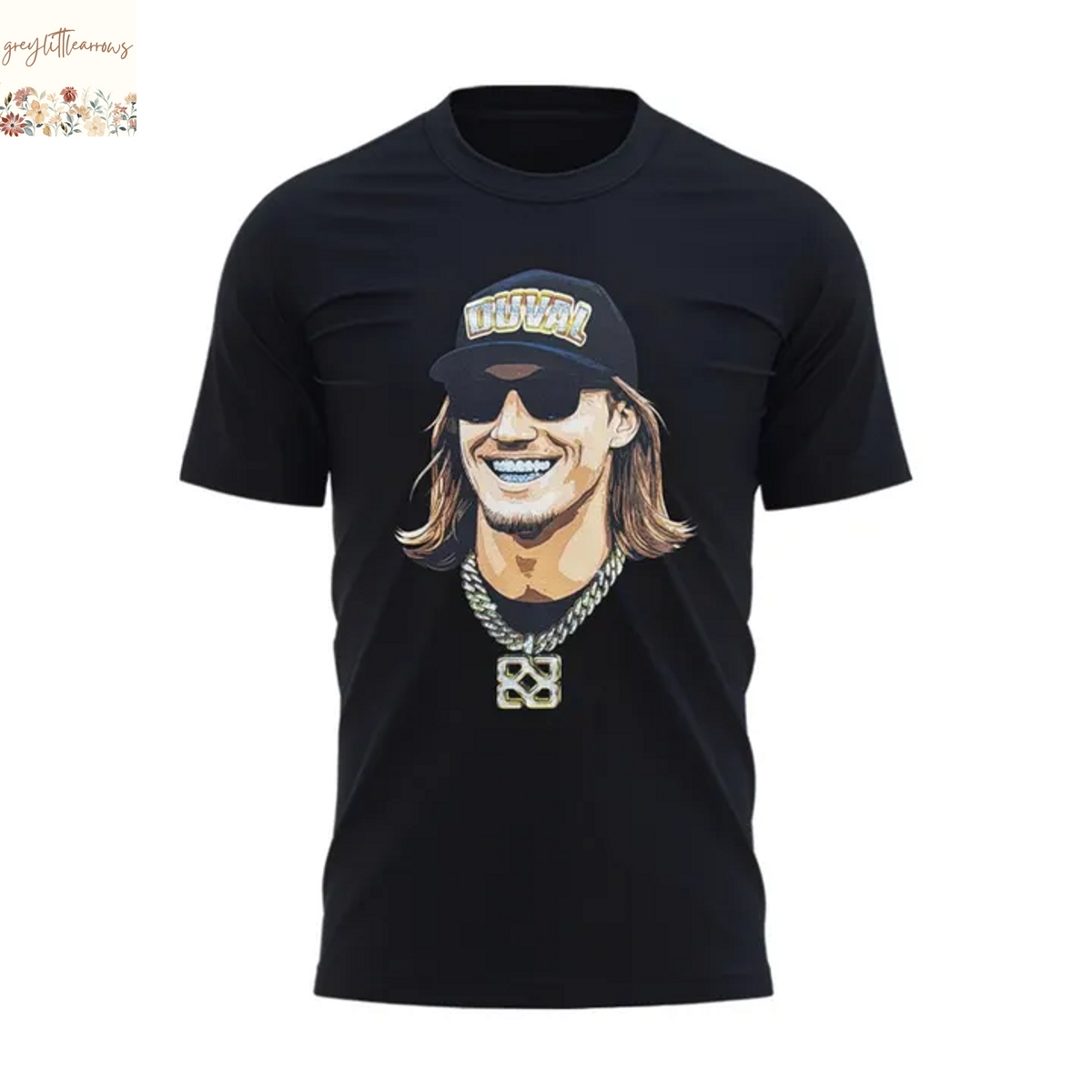 Jacksonville Jaguars QB Trevor Lawrence Steezy Trev 3D T-Shirt Jacksonville Jaguars QB Trevor Lawrence Steezy Trev 3D T-Shirt