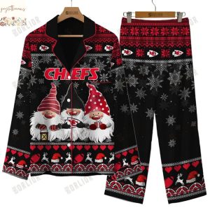 Kansas City Chiefs 2025 Holiday Season Pajamas Set Kansas City Chiefs 2025 Holiday Season Pajamas Set