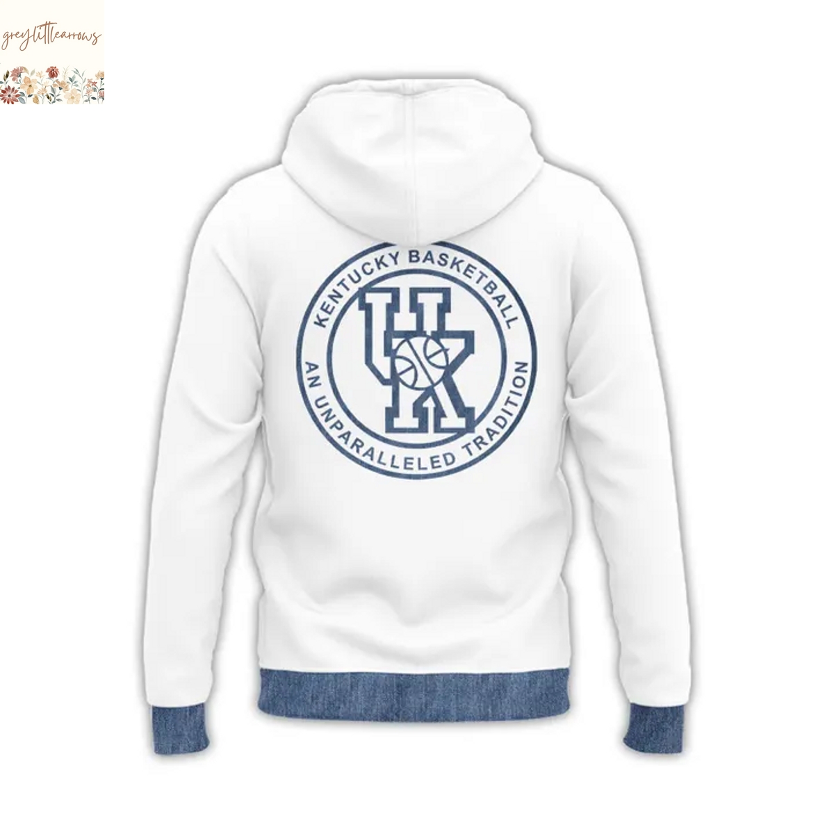 Kentucky Wildcats Basketball White Hoodie Kentucky Wildcats Basketball White Hoodie