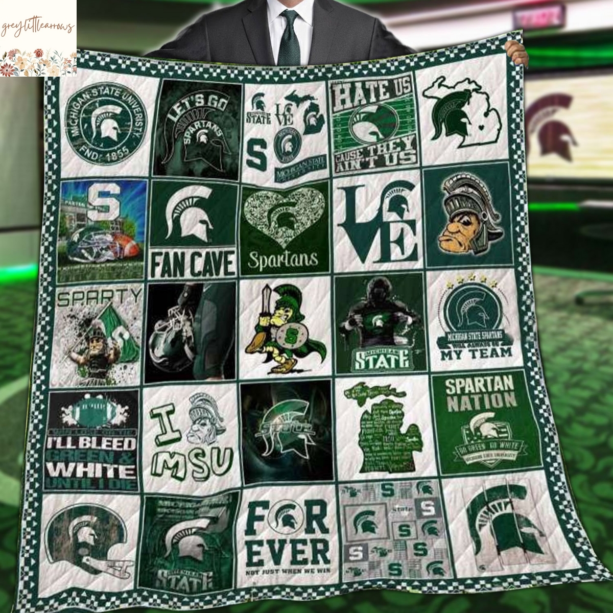 Michigan State Spartans Forever Blanket Michigan State Spartans Forever Blanket