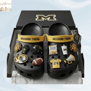 Missouri Tigers Crocs With Charms