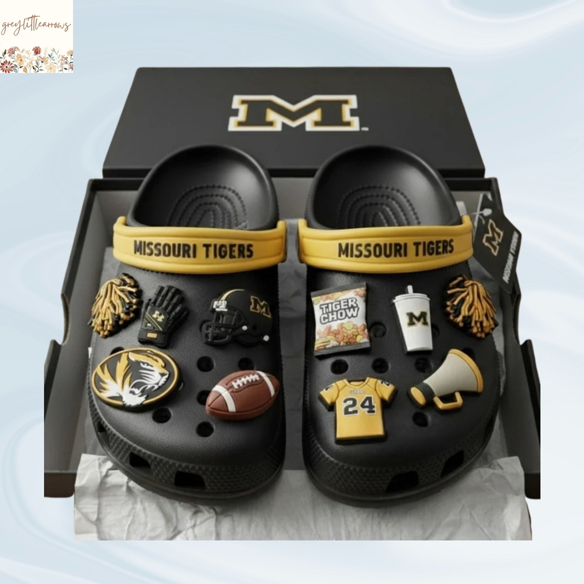 Missouri Tigers Crocs With Charms Missouri Tigers Crocs With Charms