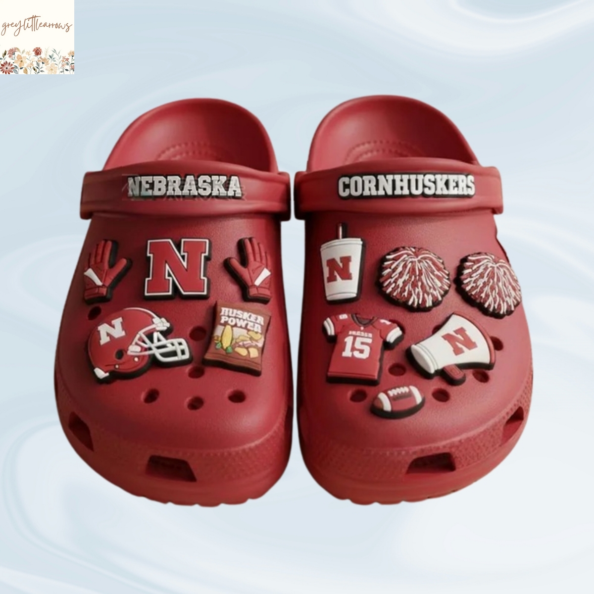 Nebraska Cornhuskers Crocs With Charms Nebraska Cornhuskers Crocs With Charms