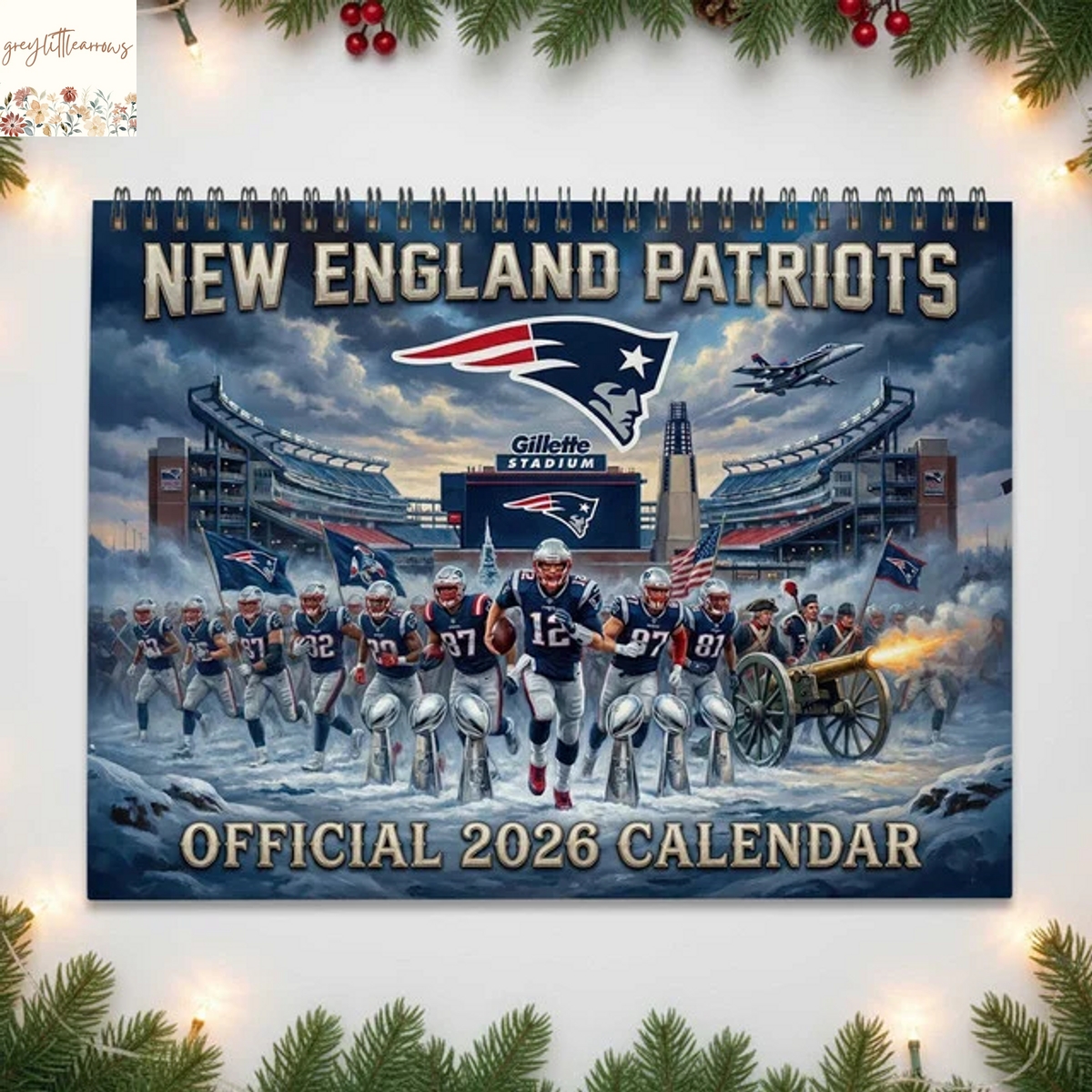 New England Patriots 2026 Wall Calendar New England Patriots 2026 Wall Calendar