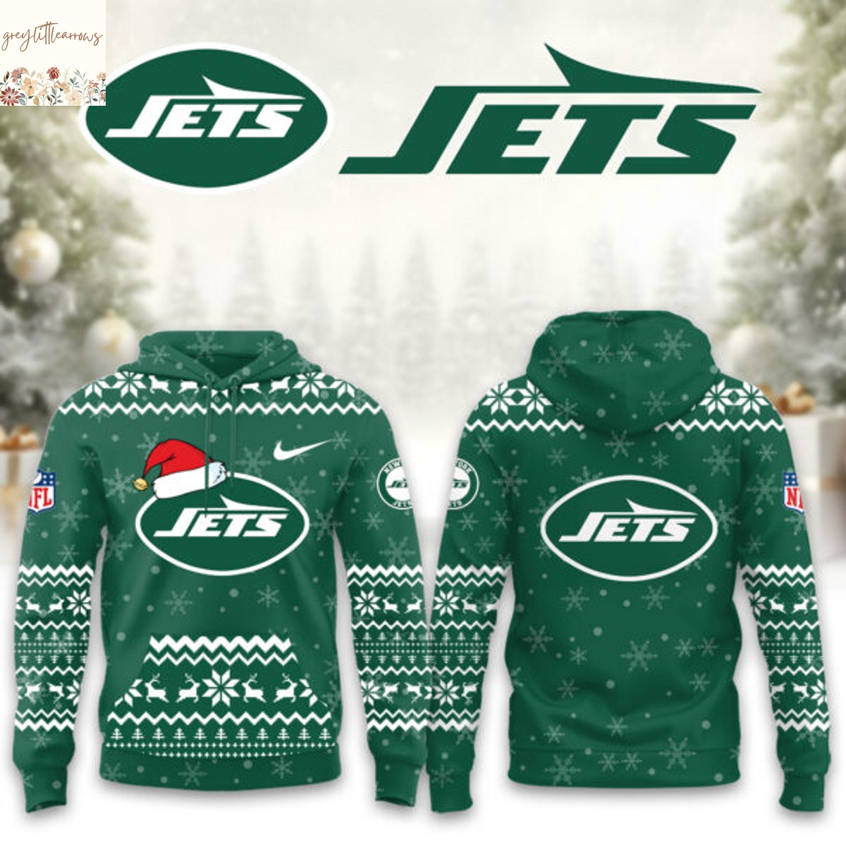 New York Jets Christmas 2025 Hoodie New York Jets Christmas 2025 Hoodie
