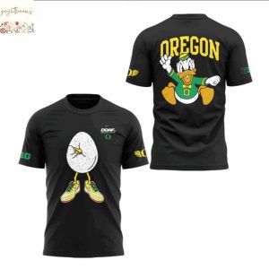 Oregon Duck Football Fit For Flight 3D T-Shirt