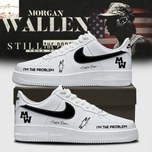Personalized Morgan Wallen Still The Problem Tour Air Force 1 – White
