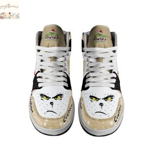 Personalized New Orleans Saints x The Grinch x Christmas Air Jordan 1 High Top