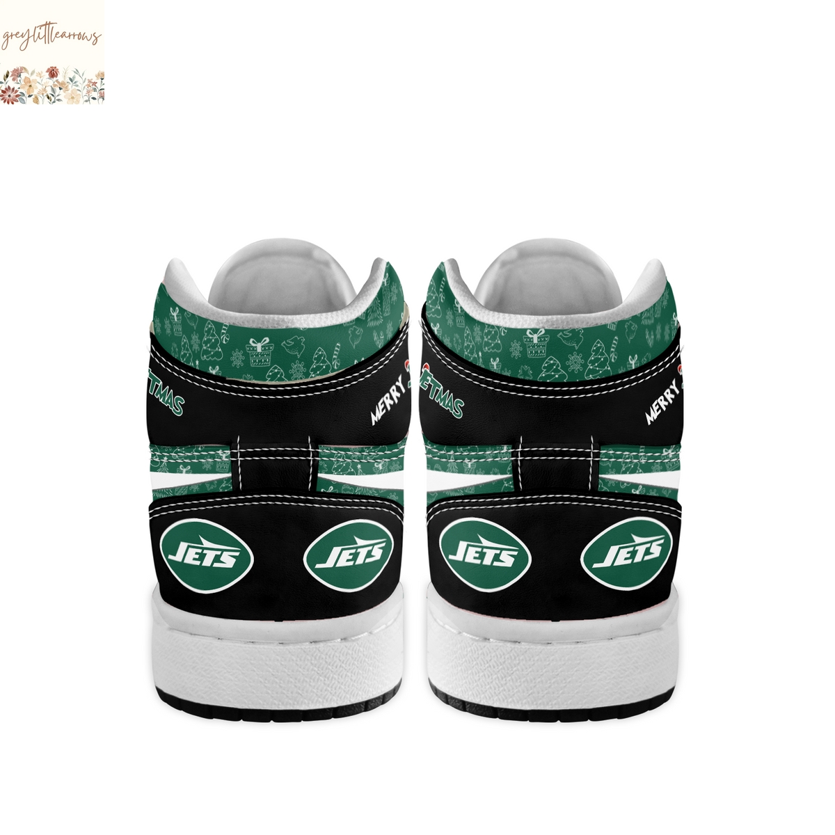 Personalized New York Jets x The Grinch x Christmas Air Jordan 1 High Top Personalized New York Jets x The Grinch x Christmas Air Jordan 1 High Top