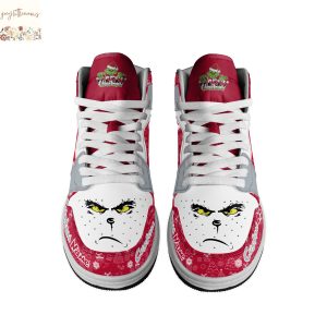 Personalized Ohio State Buckeyes x The Grinch x Christmas Air Jordan 1 High Top