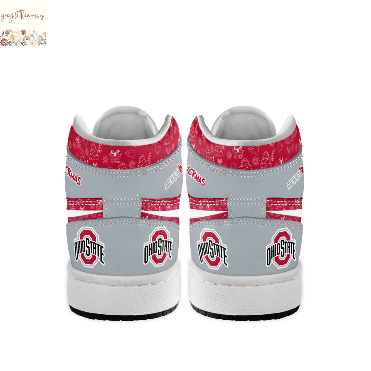 Personalized Ohio State Buckeyes x The Grinch x Christmas Air Jordan 1 High Top Personalized Ohio State Buckeyes x The Grinch x Christmas Air Jordan 1 High Top