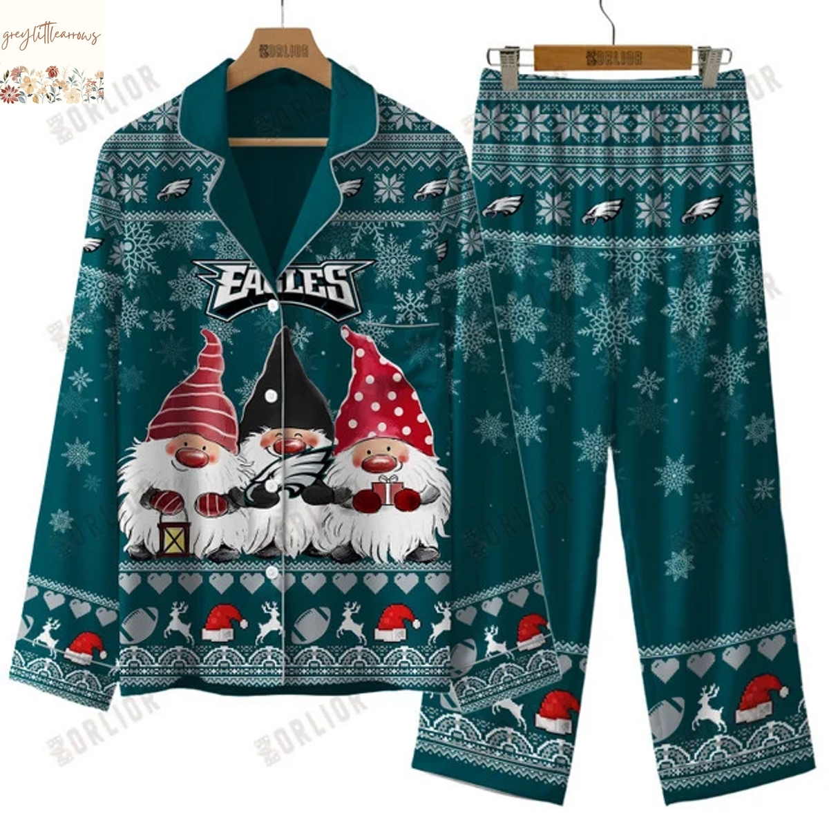 Philadelphia Eagles 2025 Holiday Season Pajamas Set Philadelphia Eagles 2025 Holiday Season Pajamas Set