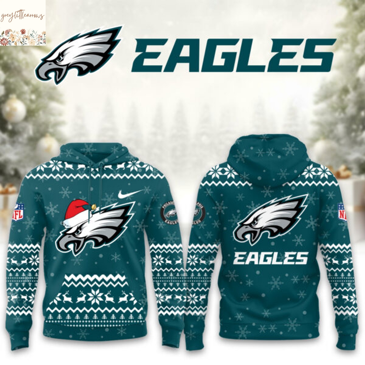 Philadelphia Eagles Christmas 2025 Hoodie Philadelphia Eagles Christmas 2025 Hoodie