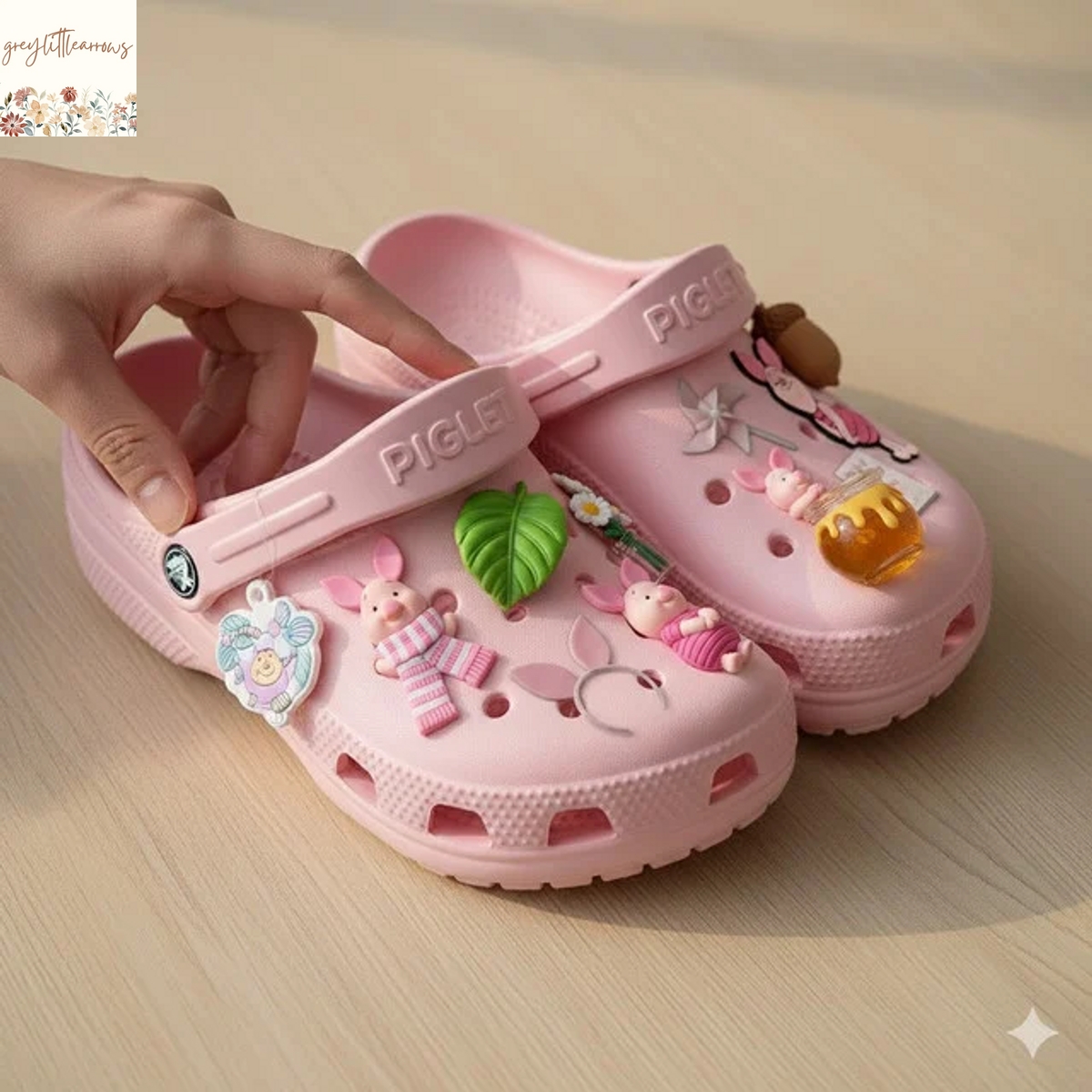 Piglet Crocs With Charms Piglet Crocs With Charms
