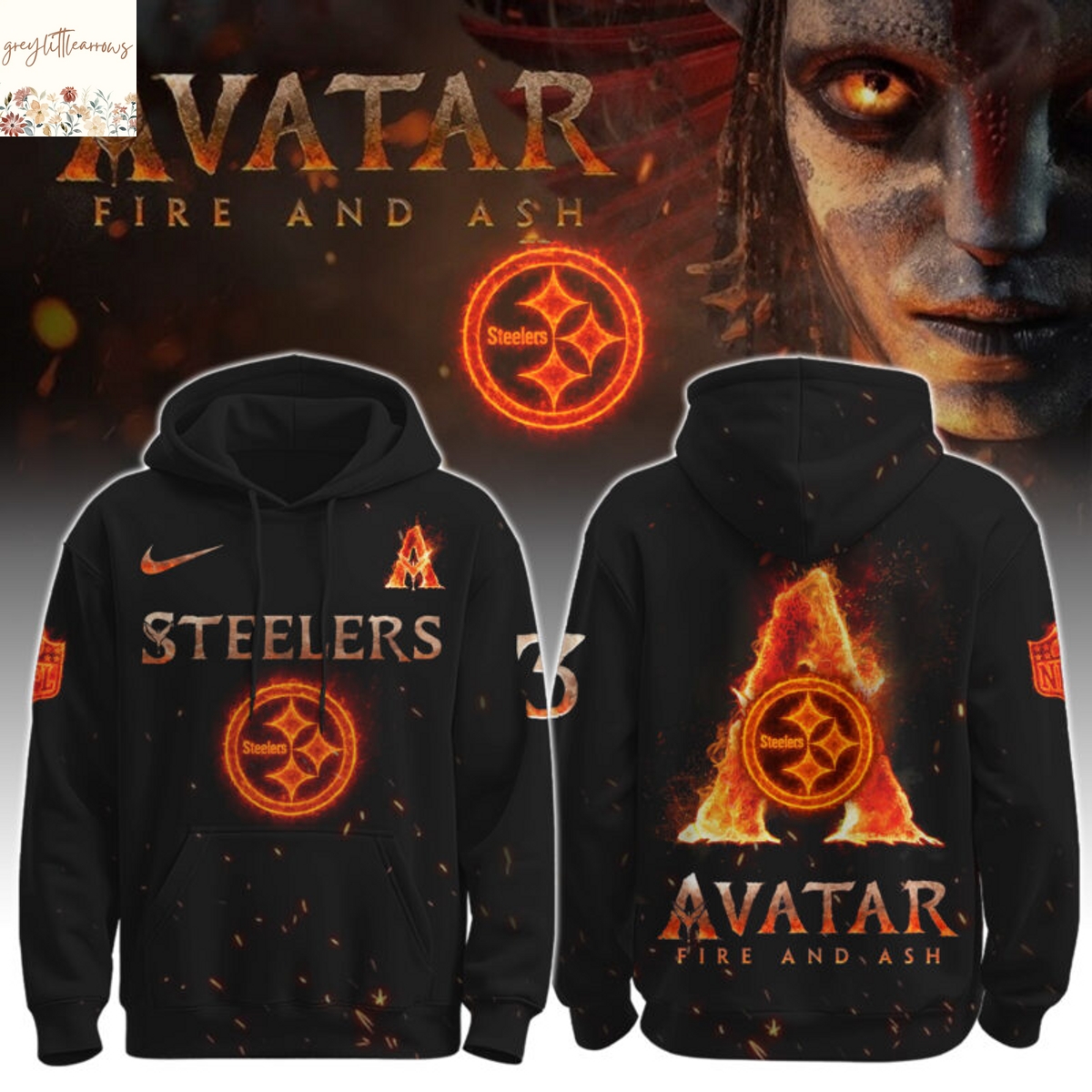 PIT x Avatar Fire And Ash Hoodie PIT x Avatar Fire And Ash Hoodie