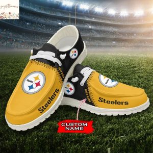 Pittsburgh Steelers Hey Dude Shoes