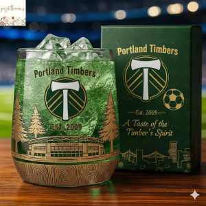 Portland Timbers Whiskey Glass