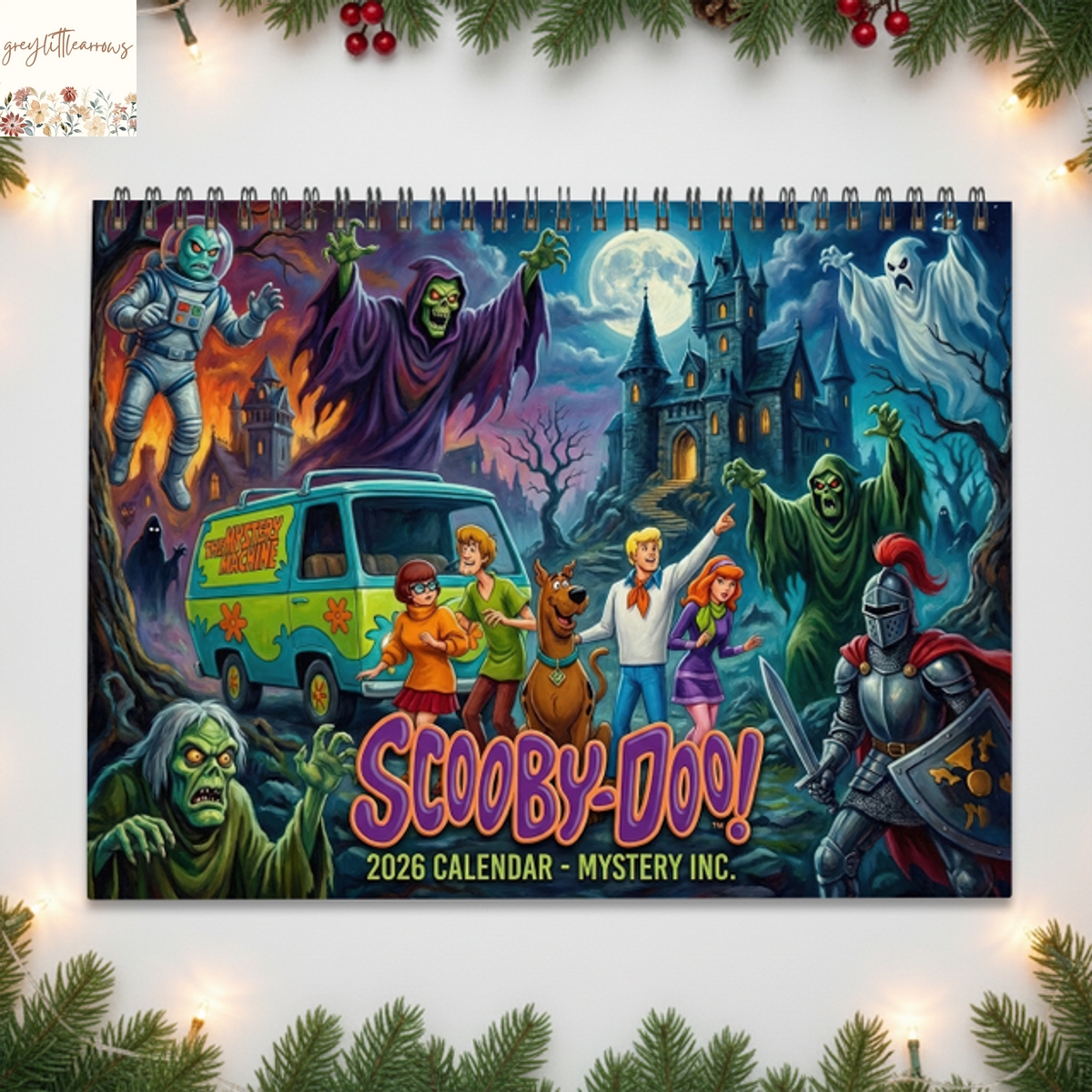Scooby-Doo 2026 Wall Calendar Scooby-Doo 2026 Wall Calendar