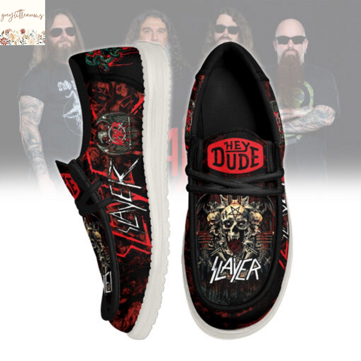 Slayer Hey Dude Shoes Slayer Hey Dude Shoes