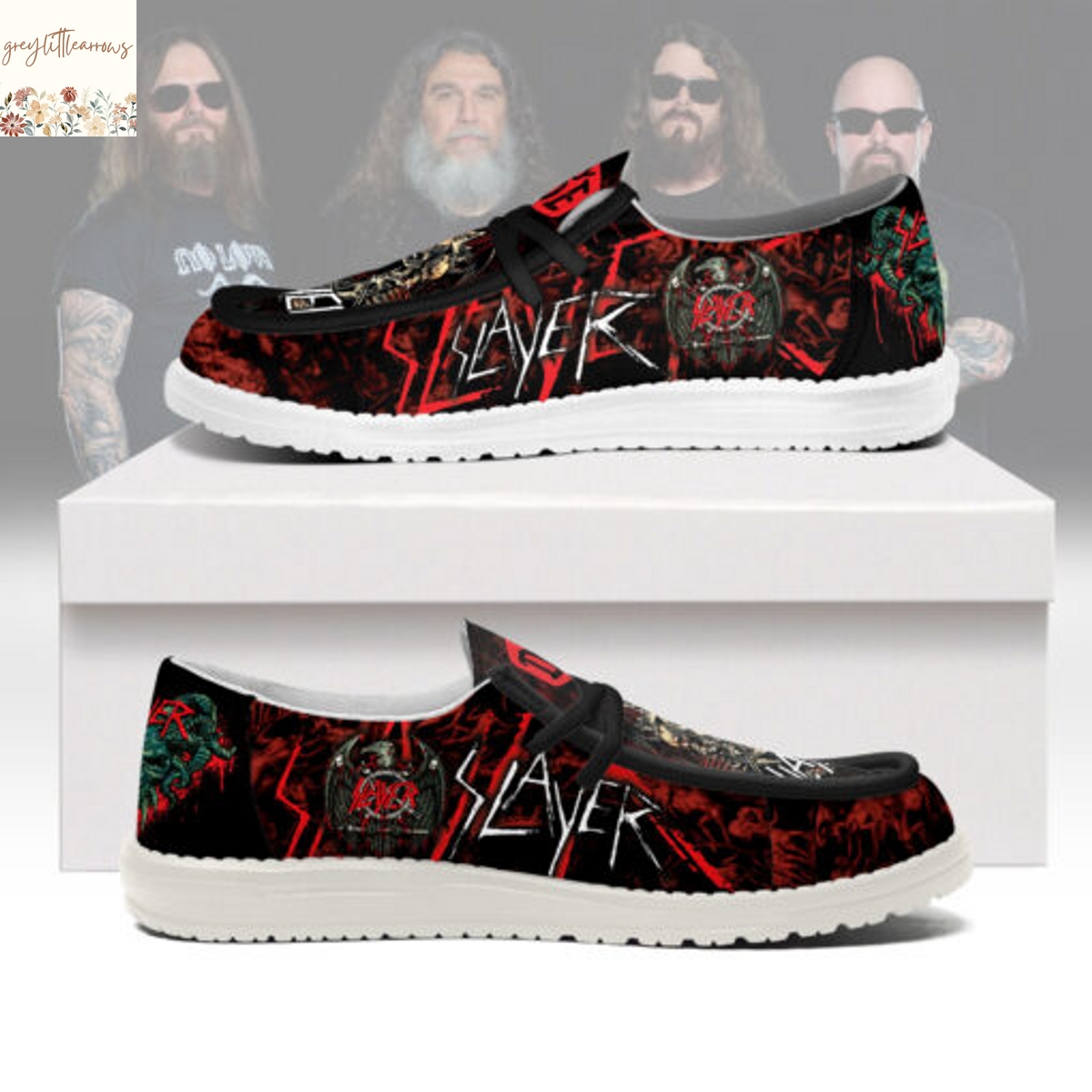 Slayer Hey Dude Shoes Slayer Hey Dude Shoes
