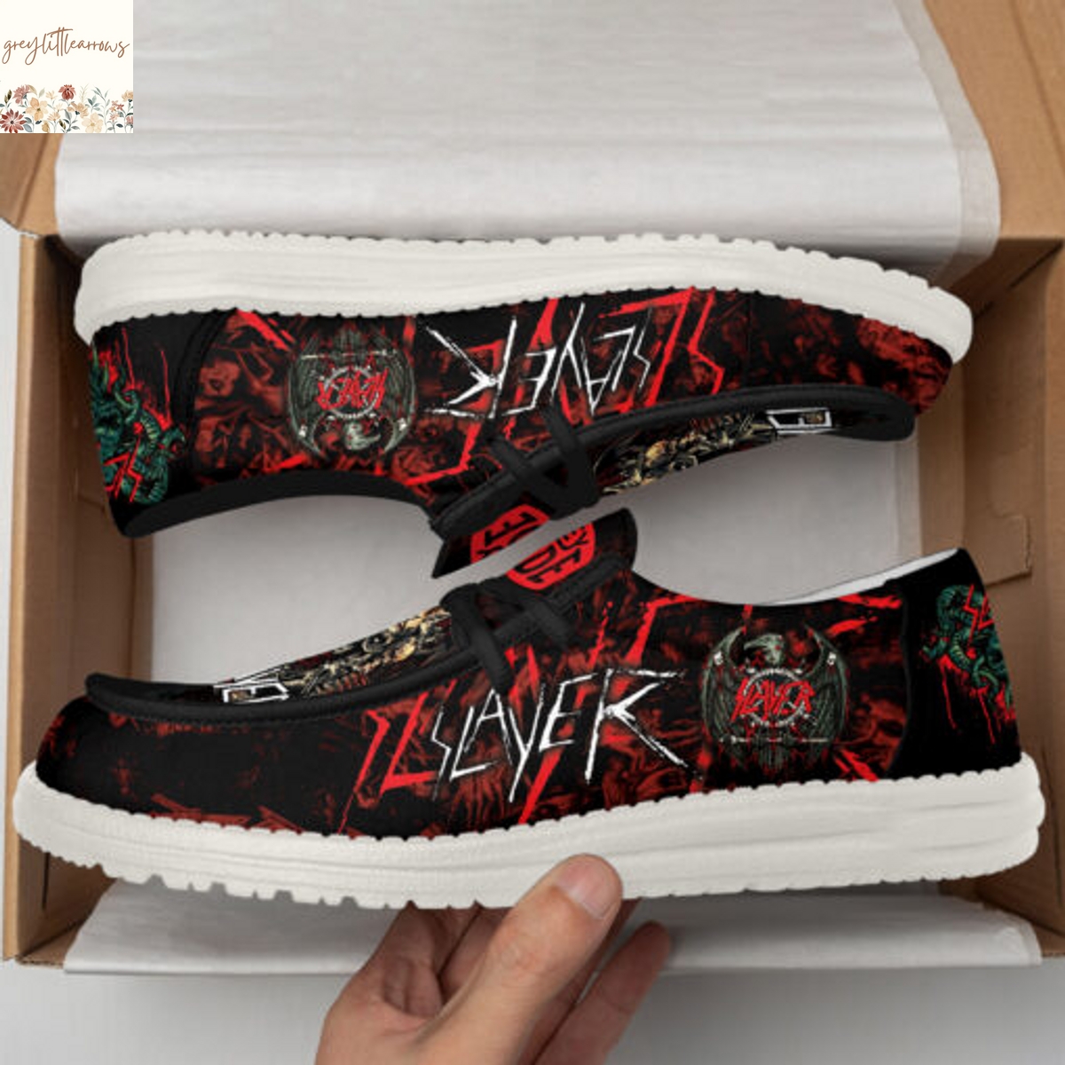 Slayer Hey Dude Shoes Slayer Hey Dude Shoes