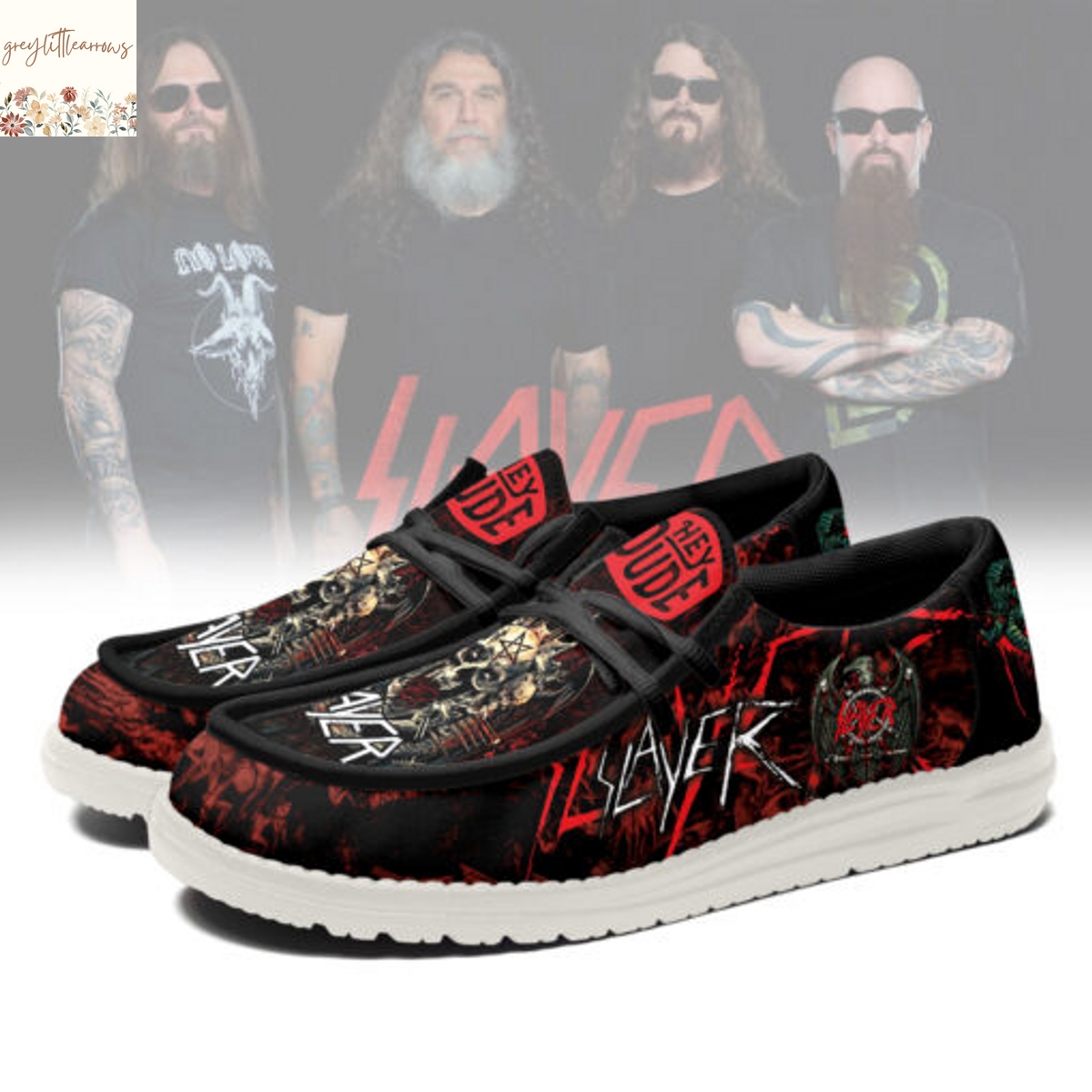 Slayer Hey Dude Shoes Slayer Hey Dude Shoes