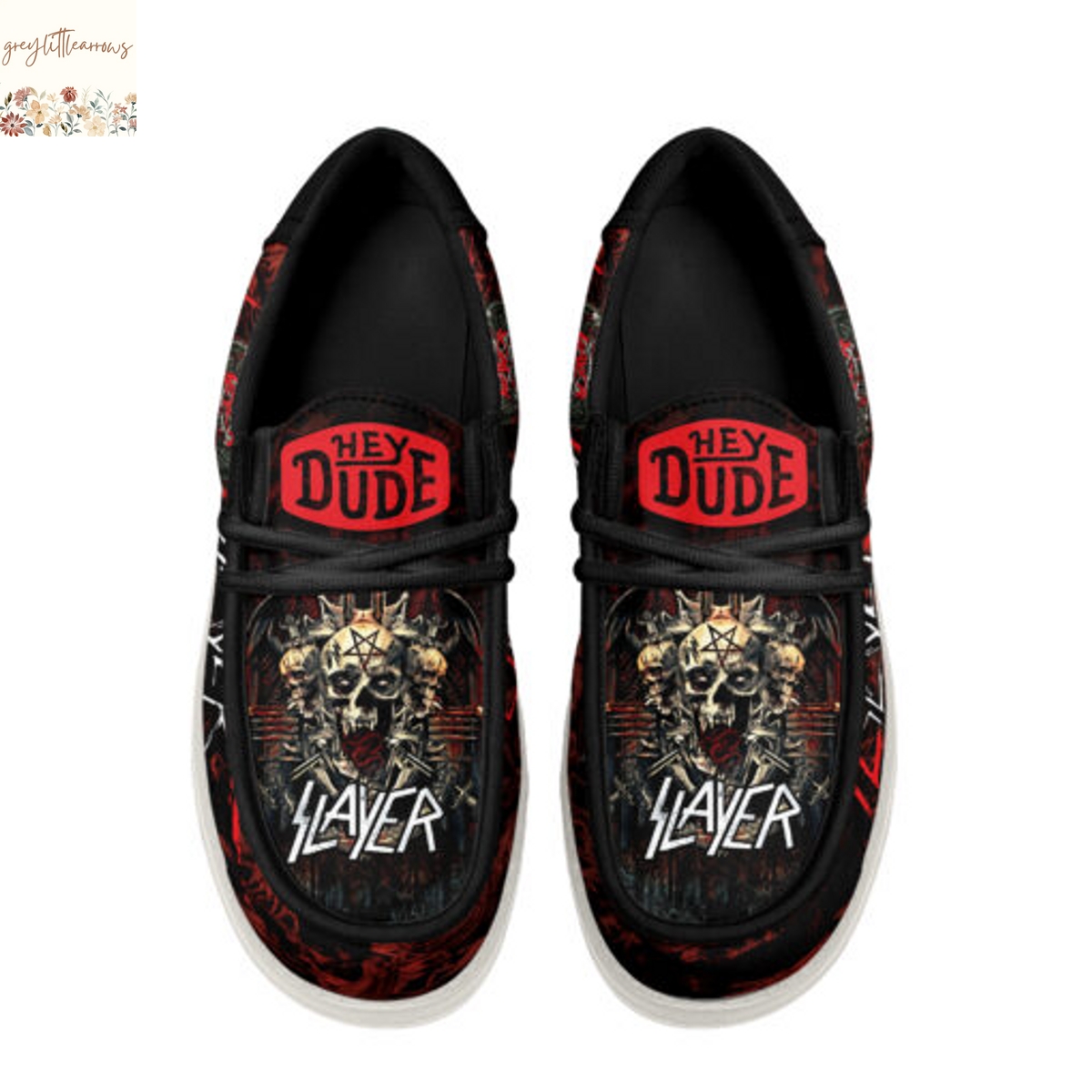 Slayer Hey Dude Shoes Slayer Hey Dude Shoes