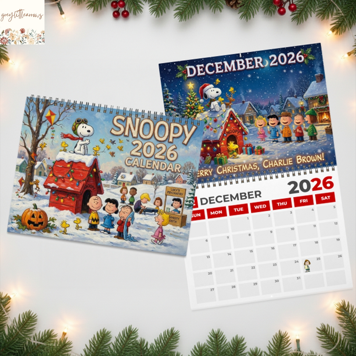Snoopy 2026 Wall Calendar Snoopy 2026 Wall Calendar
