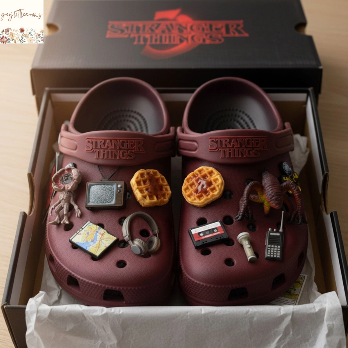 Stranger Things Crocs With Charms Stranger Things Crocs With Charms