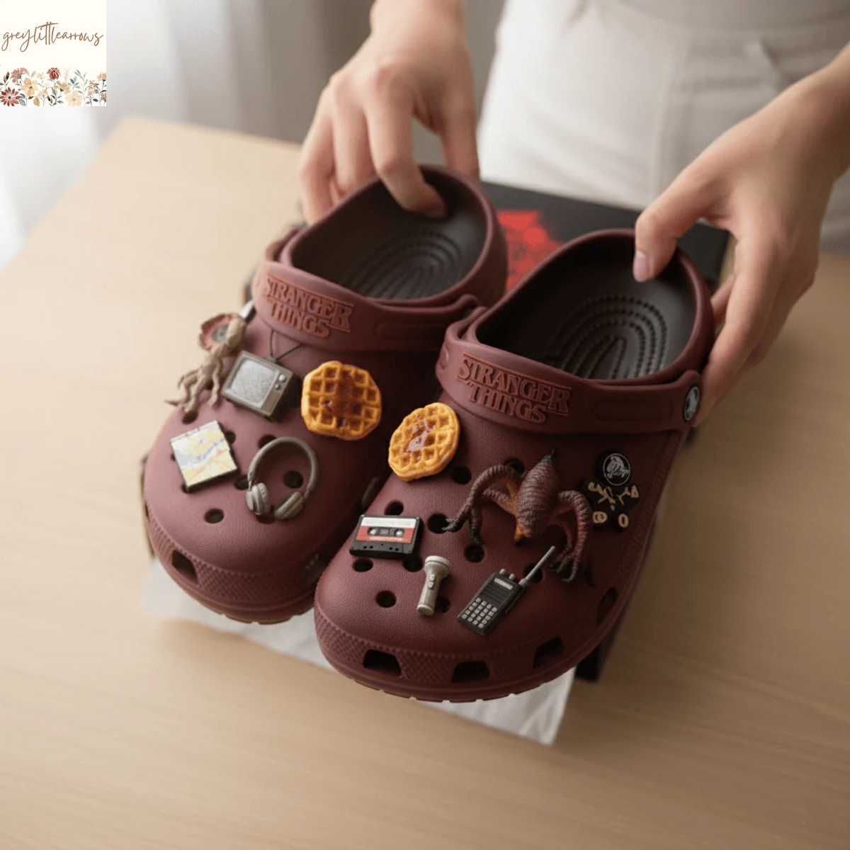 Stranger Things Crocs With Charms Stranger Things Crocs With Charms