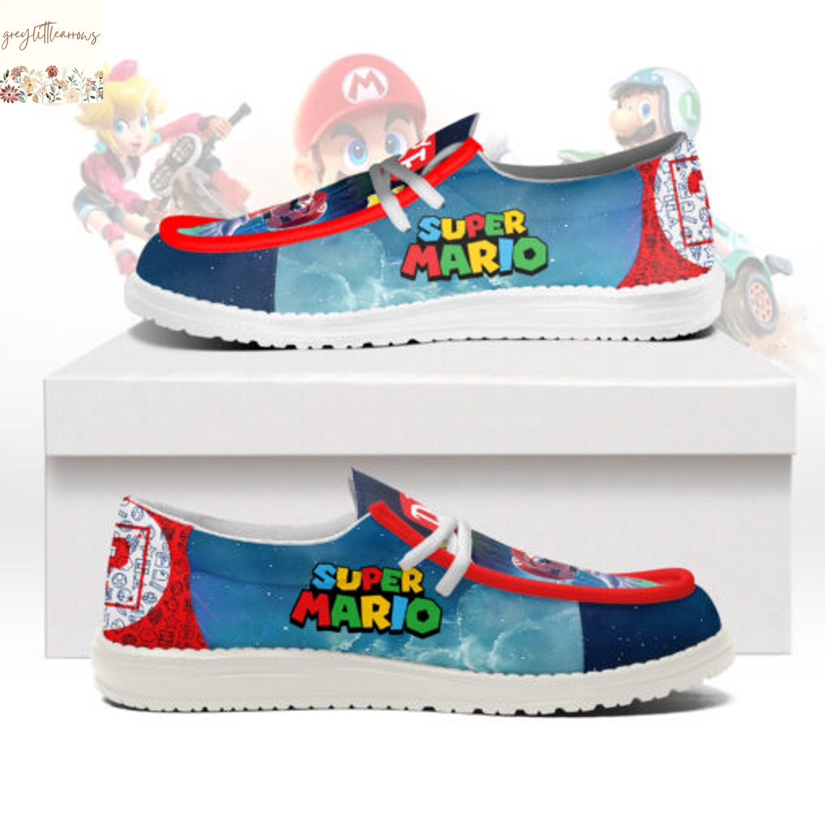 Super Mario Hey Dude Shoes Super Mario Hey Dude Shoes