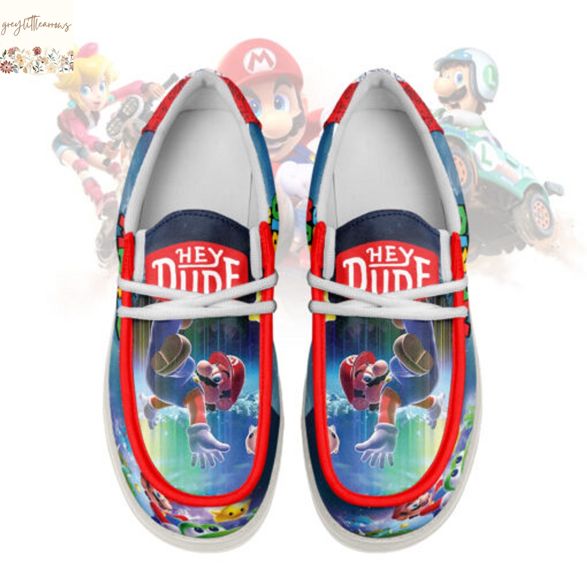 Super Mario Hey Dude Shoes Super Mario Hey Dude Shoes
