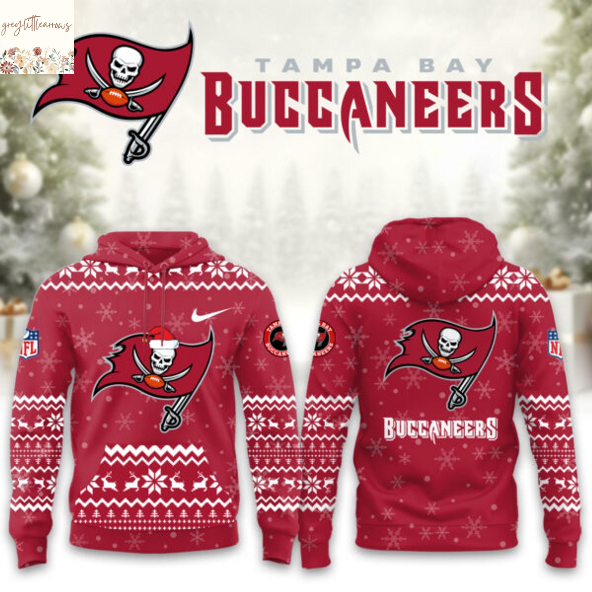 Tampa Bay Buccaneers Christmas 2025 Hoodie Tampa Bay Buccaneers Christmas 2025 Hoodie