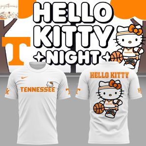 Tennessee Volunteers Basketball HK White 3D T-Shirt