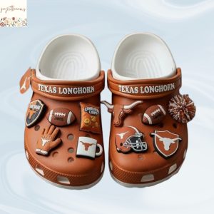 Texas Longhorns Crocs With Charms