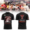 Texas Tech Red Raiders Big 12 Champions 2025 White 3D T-Shirt