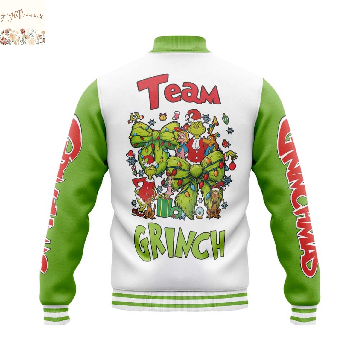 The Grinch Christmas Baseball Jacket The Grinch Christmas Baseball Jacket