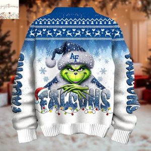 The Grinch x Air Force Falcons Christmas Ugly Sweater