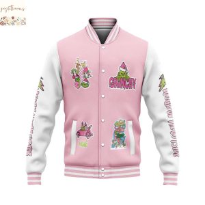 The Grinch x Christmas Baseball Jacket