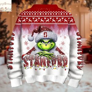 The Grinch x Stanford Cardinal Christmas Ugly Sweater